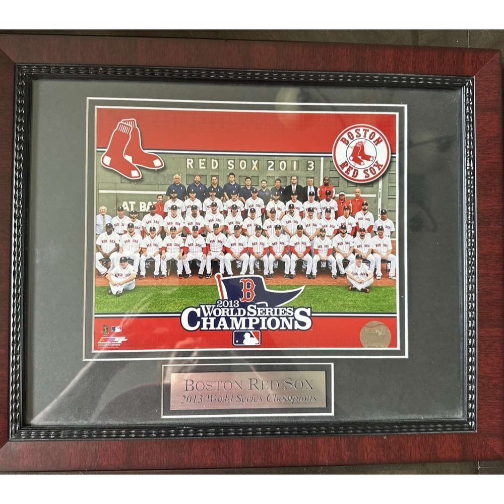 2013 Boston Red Sox World Series Champions 8x10 Team Photo Matted & Framed
